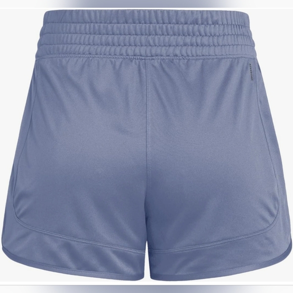 Adidas Women's Pacer Training Woven High Rise Shorts Preloved Ink/White Size XL - Picture 2 of 13